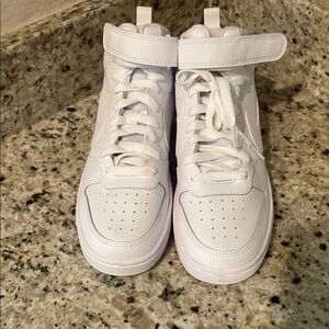White High-Top Nike Sneakers